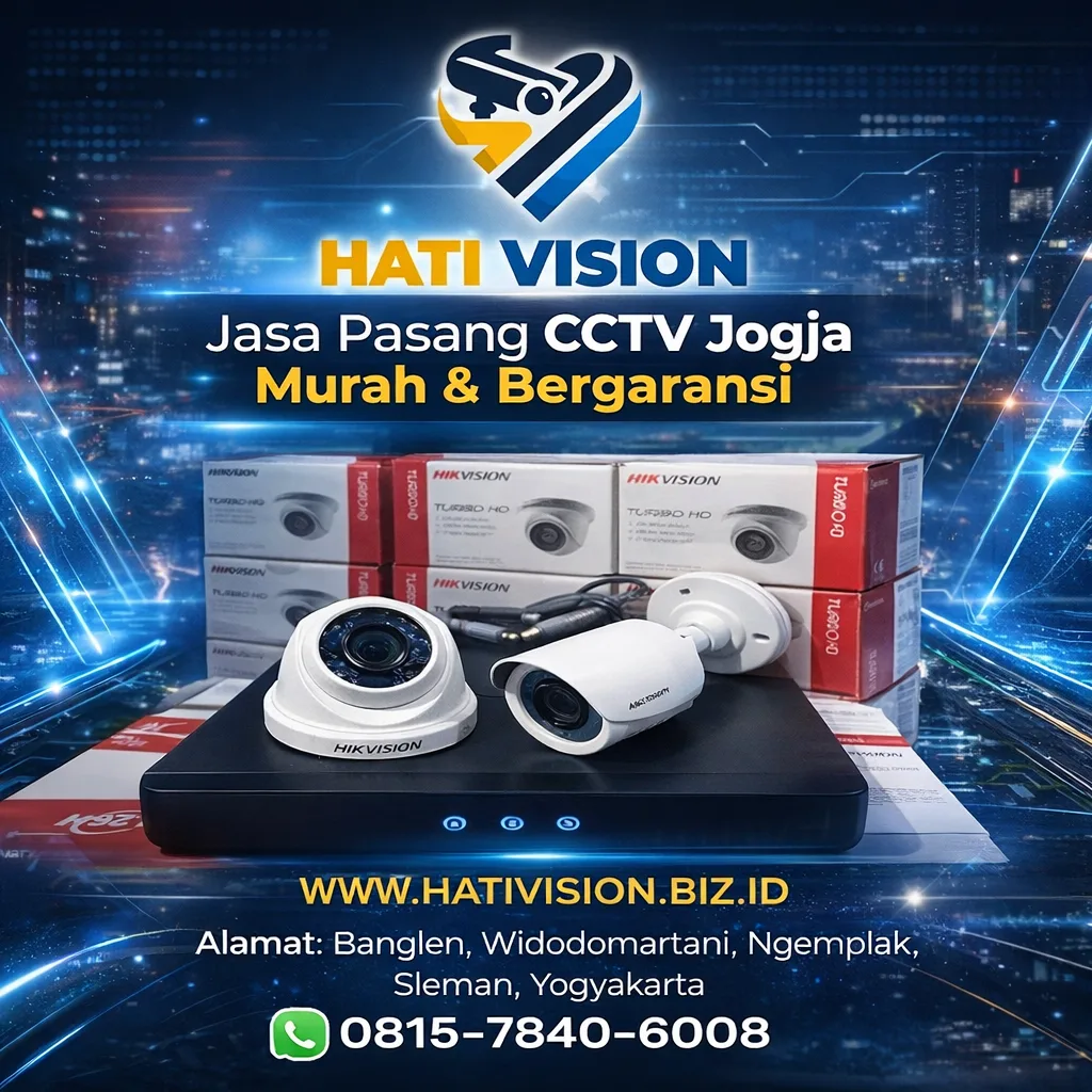 Paket Jasa Pasang Kamera CCTV Jogja Yogyakarta Murah